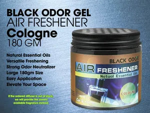 BLACK ODOR Air Freshener Gel-Car Fragrance Gel For Car Desire Perfume Gel (Cologne)