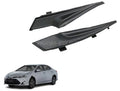 Two car air deflectors with a silver car on a white background, branded 'Pakwheels'.